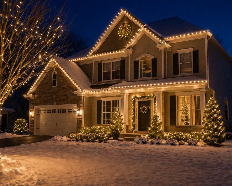Christmas Lights Installation in Kansas City, MO