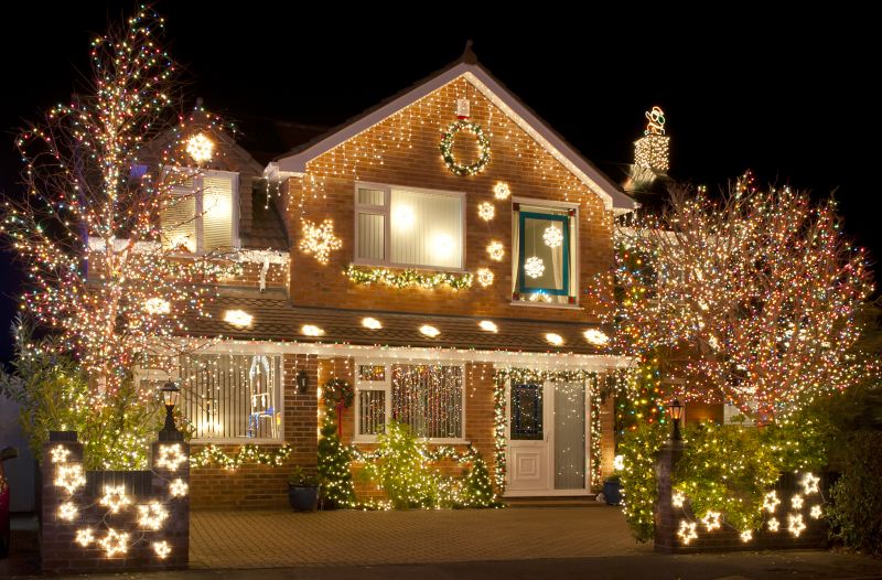 Holiday Lights Hanging in Kansas City, MO