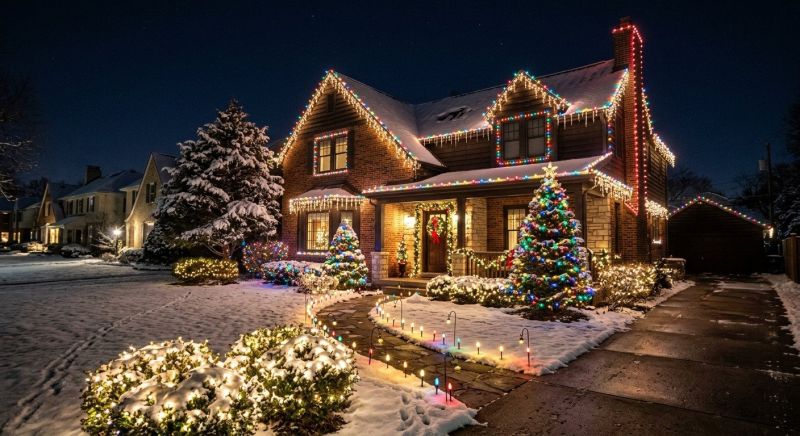 Seasonal Lights Installation in Kansas City, MO