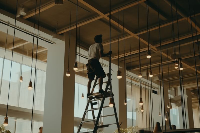 Installation of Lights