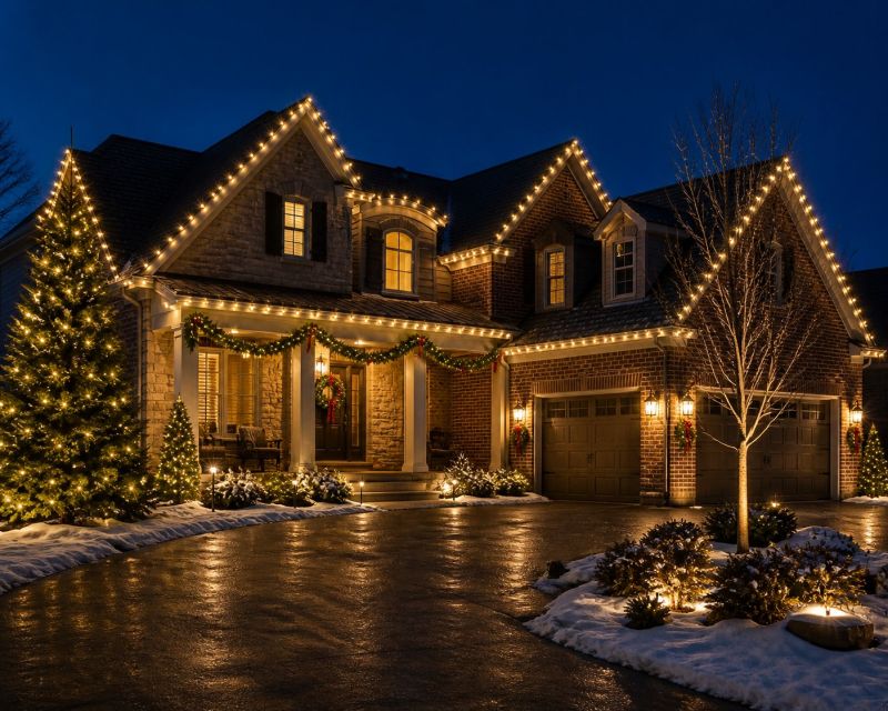 Xmas Lights Installation in Kansas City, MO