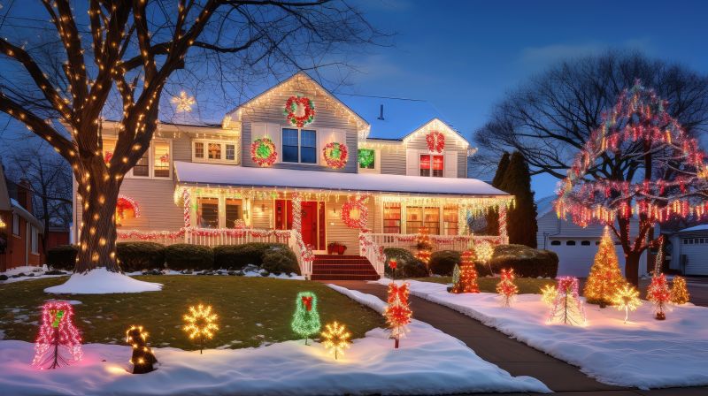 Xmas Lights Installation in Kansas City, KS