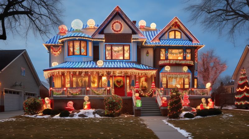 Xmas Lights Installation in Alpharetta, GA