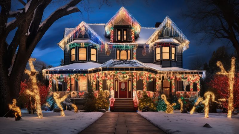 Holiday Lights Installation in Kansas City, MO