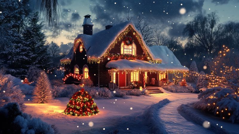 Seasonal Lights Installation in Roswell, GA